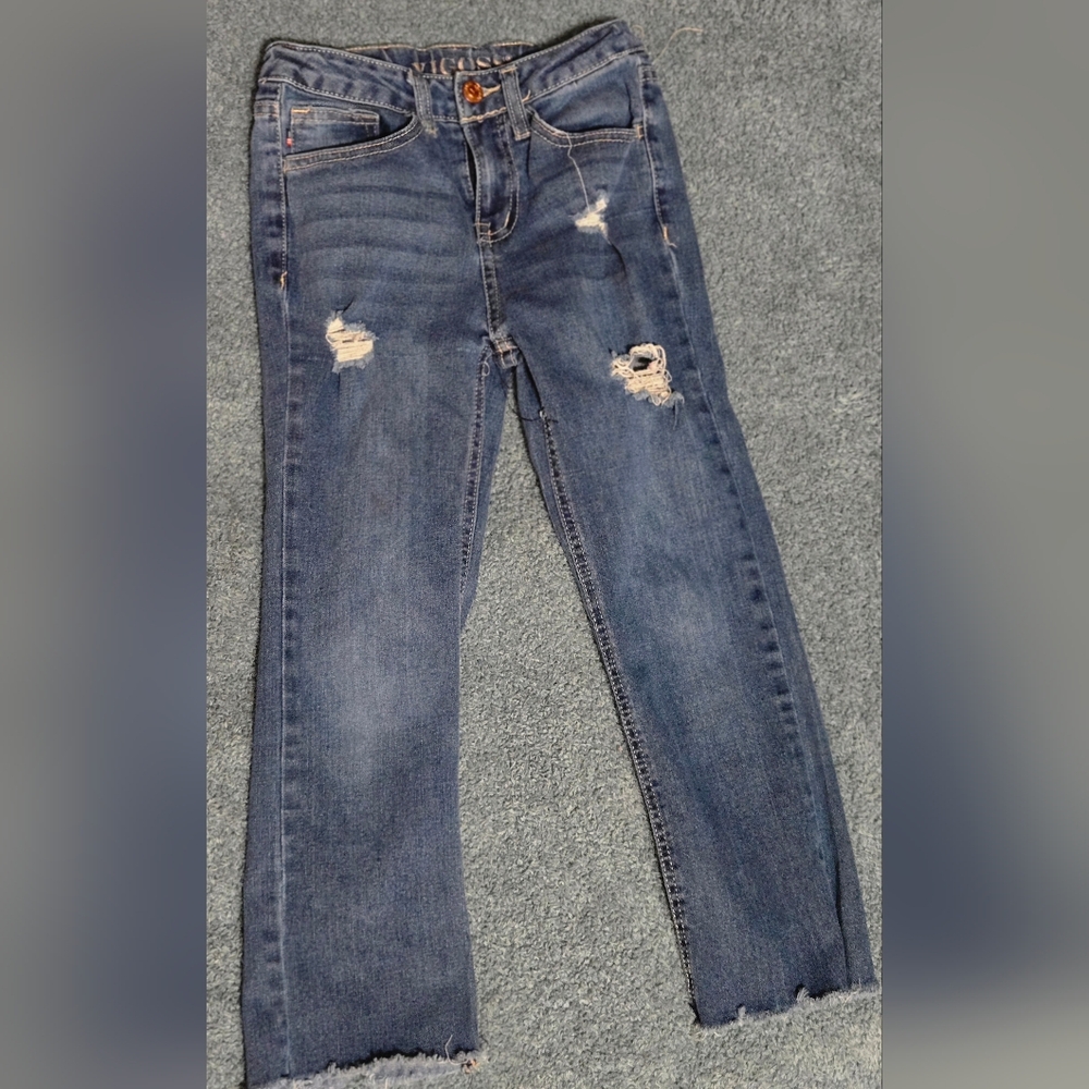 Vigoss Adanma High Rise Straight Jean Gorls Size 7